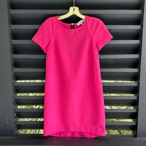 Wayf Pink Short Sleeve Dress